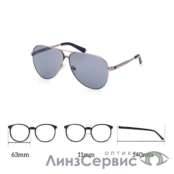солнцезащитные очки guess 00069 09v  в салоне ЛинзСервис